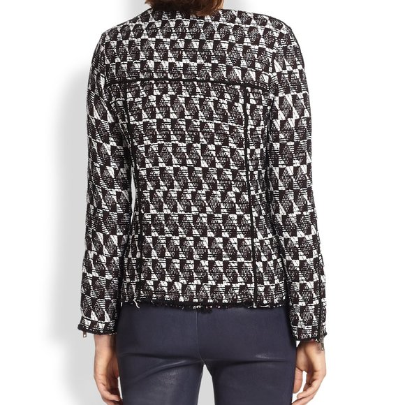 IRO Kamber Suede-Trimmed Jacket FR 40 - Picture 2 of 8